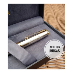 Boligrafo Parker Sonnet Detalles En Oro 23k - tienda online