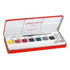 Lata 8 Pastillas Gouache Caran D Ache Studio - comprar online