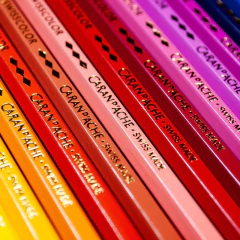 Lata Lapices Permanentes Caran D'ache Swisscolor 18 Colores - Lapiceras Únicas