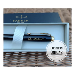 Roller Parker Im Negro C/ Dorado + Tarjetero Personalizado en internet