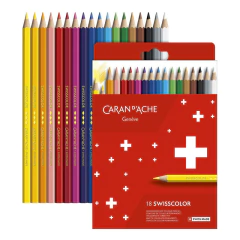 Lapices Caran D'ache Swisscolor Caja 18 Colores - comprar online