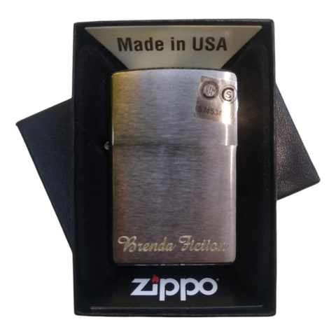 Encendedor Zippo Cepillado Pure 200 Personalizado