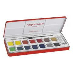 Lata 15 pastillas Gouache Caran D Ache - comprar online