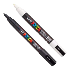 Marcadores Posca Pc-3m Pack X16 - Lapiceras Únicas