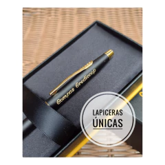 Boligrafo Cross Century Negro Clip Bañado en Oro - tienda online