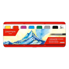 Lata 8 Pastillas Gouache Caran D Ache Studio