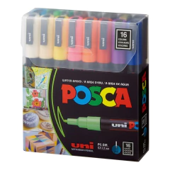 Marcadores Posca Pc-3m Pack X16