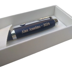 Lapicera Pluma Parker Im Azul CT - Lapiceras Únicas