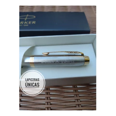 Pluma Parker Im Plateada con Dorado - tienda online
