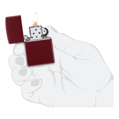 Imagen de Encendedor Zippo Merlot Bordo Personalizado