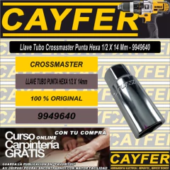 Llave Tubo Crossmaster Punta Hexa 1/2 X 14 Mm - 9949640 - comprar online