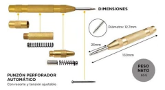 Punto Punzon Y Marcar Automático Ruhlmann Ru38100 De 15cm Tamaño Del Carácter 15 Cm - CAYFER Distribuidor 