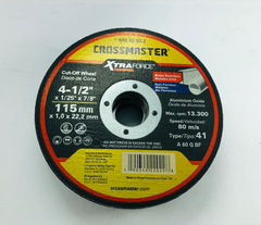 Pack 25 Disco De Corte Recto 115x1.0x22.2 Crossmaster - comprar online