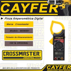 Pinza Amperimétrica Digital Crossmaster 9936591 - comprar online