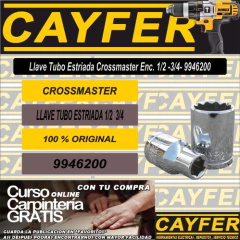 Llave Tubo Estriada Crossmaster Enc. 1/2 - 3/4 9946200 - comprar online