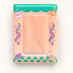 Mini Álbum de Photocards com Visor Personalizável