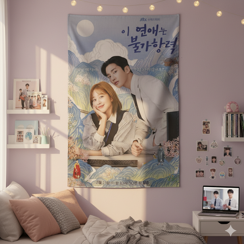 Bandeira decorativa Meu Dorama Preferido - comprar online