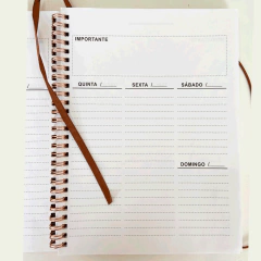 Planner Vamos Começar uma Nova História - Tons Pastel - Falabellas 