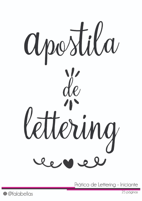 Apostila lettering iniciante 01