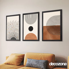 3 cuadros Boho- T055X - comprar online