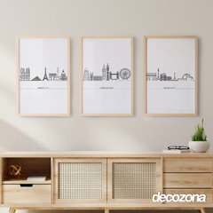 SET X 3 - Paris - London - Rome - T025 - DECOZONA