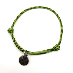 Pet Colar Verde Neon Listras - comprar online