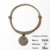 Tag de identificação pet personalizada creme