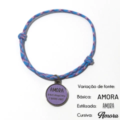 Tag de identificação pet personalizada unicórnio