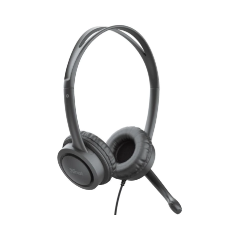 Headser Auriculares Con Microfono Trust Mauro Usb Cable 2,5m
