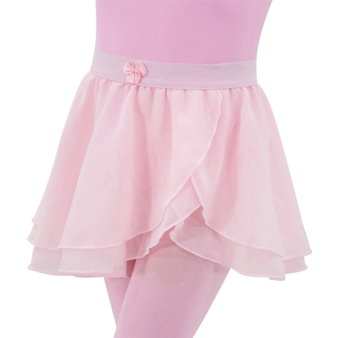 Saia crepe camadas infantil Ballare