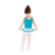 Saia com renda infantil Só Dança