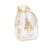 Mochila Bolsa Ballet Infantil transparente cor ouro com glitter Só Dança