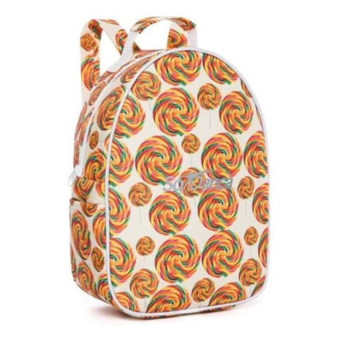 Mochila Bolsa Infantil Estampa Pirulitos Só Dança