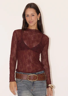 Cinto Tachas Marrom - loja online