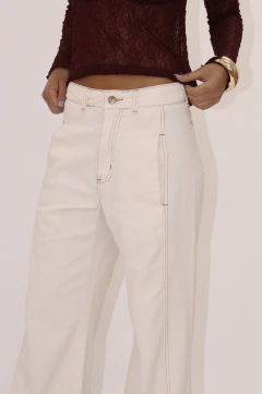 Calça Jeans Off White - Linhava