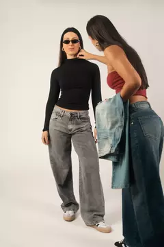 Calça Jeans Oversized Vintage Silver - loja online