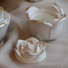 VELA UM JARDIM SÓ MEU (ROSA + BERGAMOTA) - 80G - comprar online