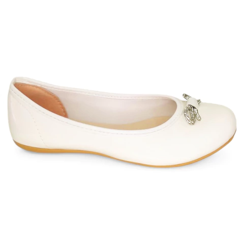 Chatita Tiana Blanco Charol Nena - comprar online