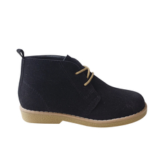 Chavito Valencia Negro Gamuza Bebe Nena Nene - comprar online