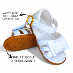 Sandalia Turín Blanco Bebe Nena - comprar online