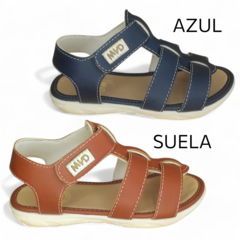 Sandalia Salerno Azul Nene