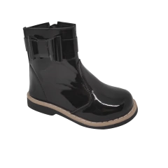Bota Girona Negro Charol Bebe Nena - tienda online