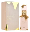 Perfume Lattafa Eclaire EDP 100ml con diseño dorado y rosa pálido, con caja a juego