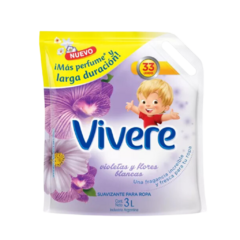 VIVERE VIOLETAS Y FLORES BLANCAS 3L