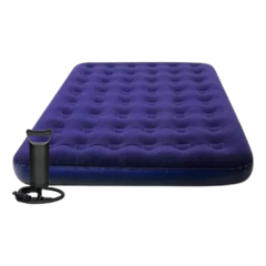 COLCHON INFLABLE 2 PLAZAS CON INFLADOR