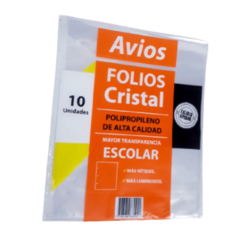 AVIOS FOLIOS CRISTAL N3 10U