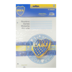 SEPARADOR CARPETA N3 BOCA JUNIORS