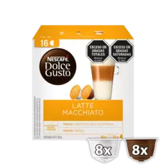 CAPS. NESCAFE DOLCE GUSTO LATTE MACHIATTO 16U