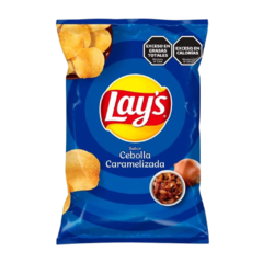 LAYS PAPAS FRITAS SABOR CEBOLLA CARAMELIZADA 85GR