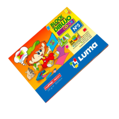 BLOCK N5 DIBUJO COLOR LUMA - comprar online